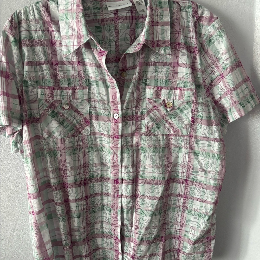 Plaid Short Sleeve woMen's Shirt